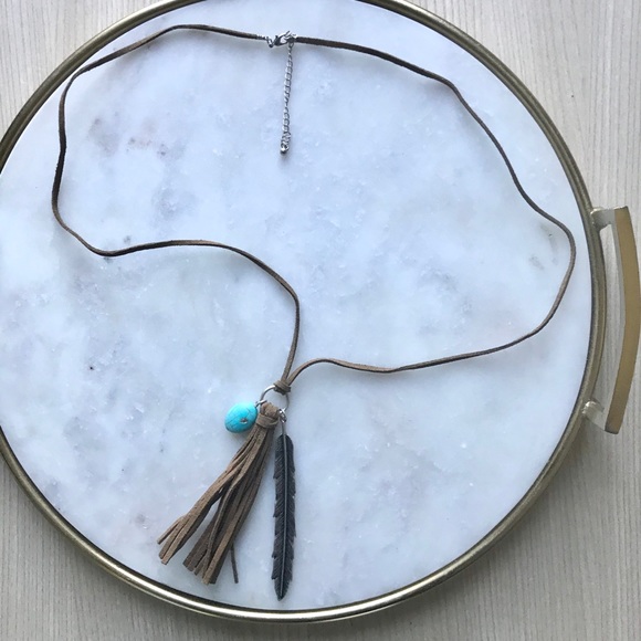 Jewelry - Brown Tassel Design Necklace